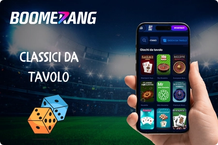 Boomerang Casino Giochi Tradizionali