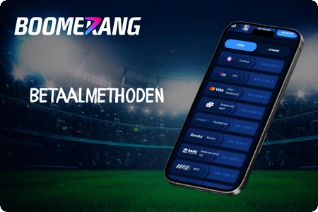 Boomerang Bet stortingsmethoden Nederland