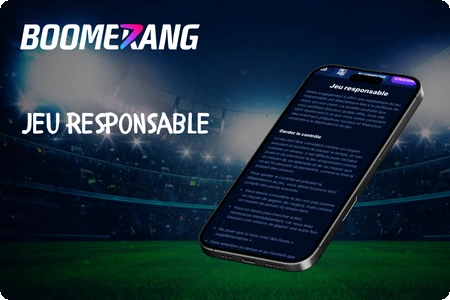 Boomerang Bet sécurité et limites de jeu France