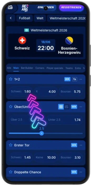 Boomerang Bet Wettmärkte und Quoten Weltmeisterschaft 2026
