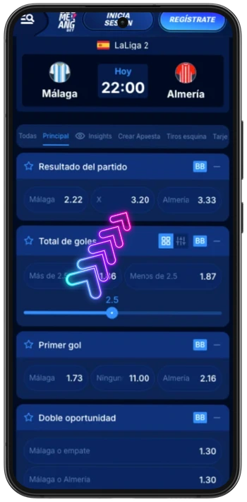 Boomerang Bet mercados de apuestas y cuotas LaLiga