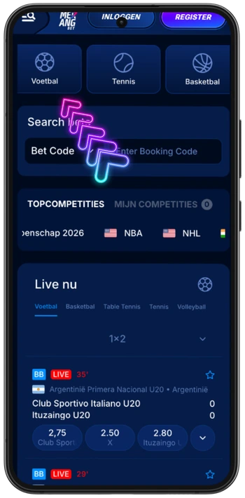 Boomerang Bet sportkeuze voetbal tennis basketbal