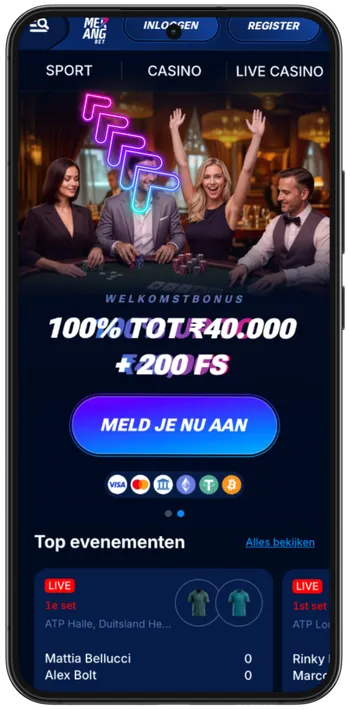 Boomerang Bet sportsectie casino welkomstbonus Nederland